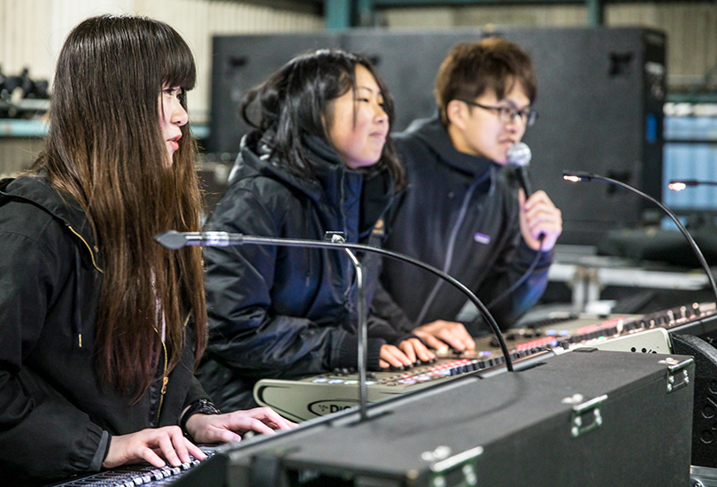 音楽やステージが大好き